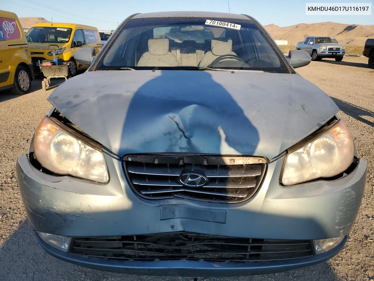 KMHDU46D17U116197 2007 Hyundai Elantra Gls