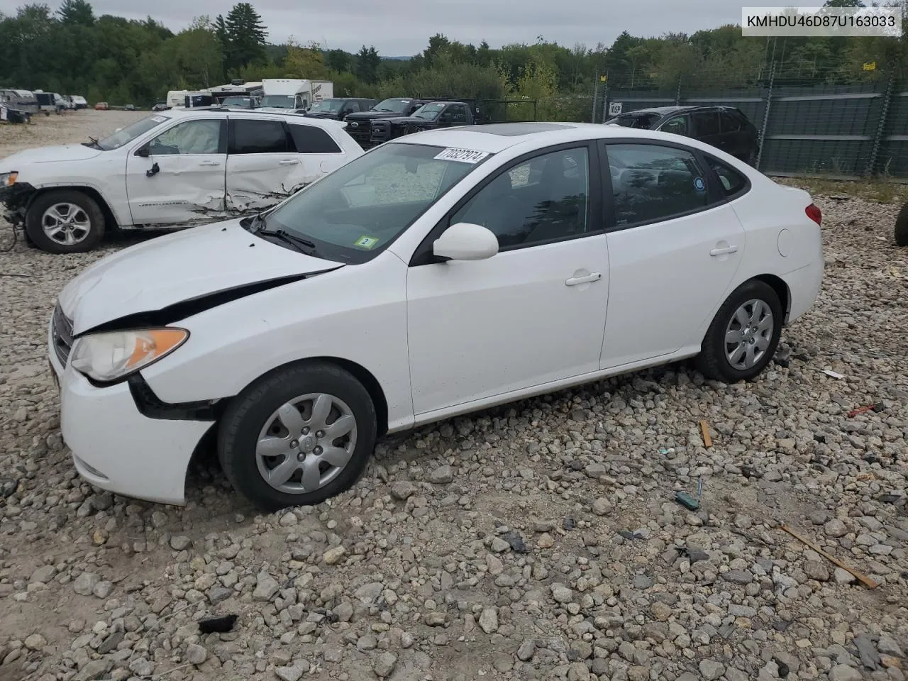 KMHDU46D87U163033 2007 Hyundai Elantra Gls