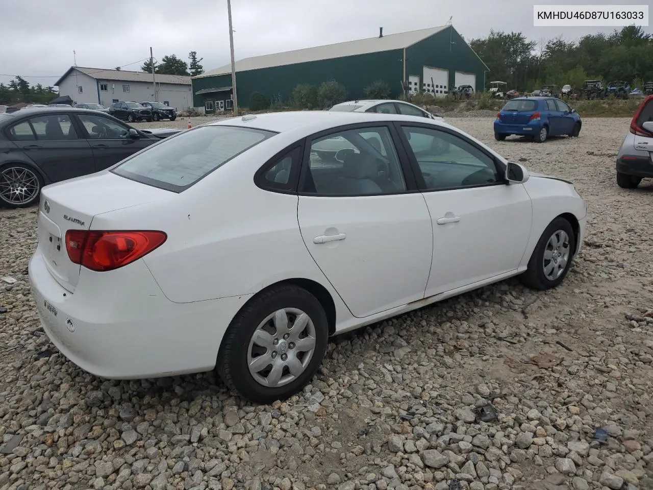 KMHDU46D87U163033 2007 Hyundai Elantra Gls