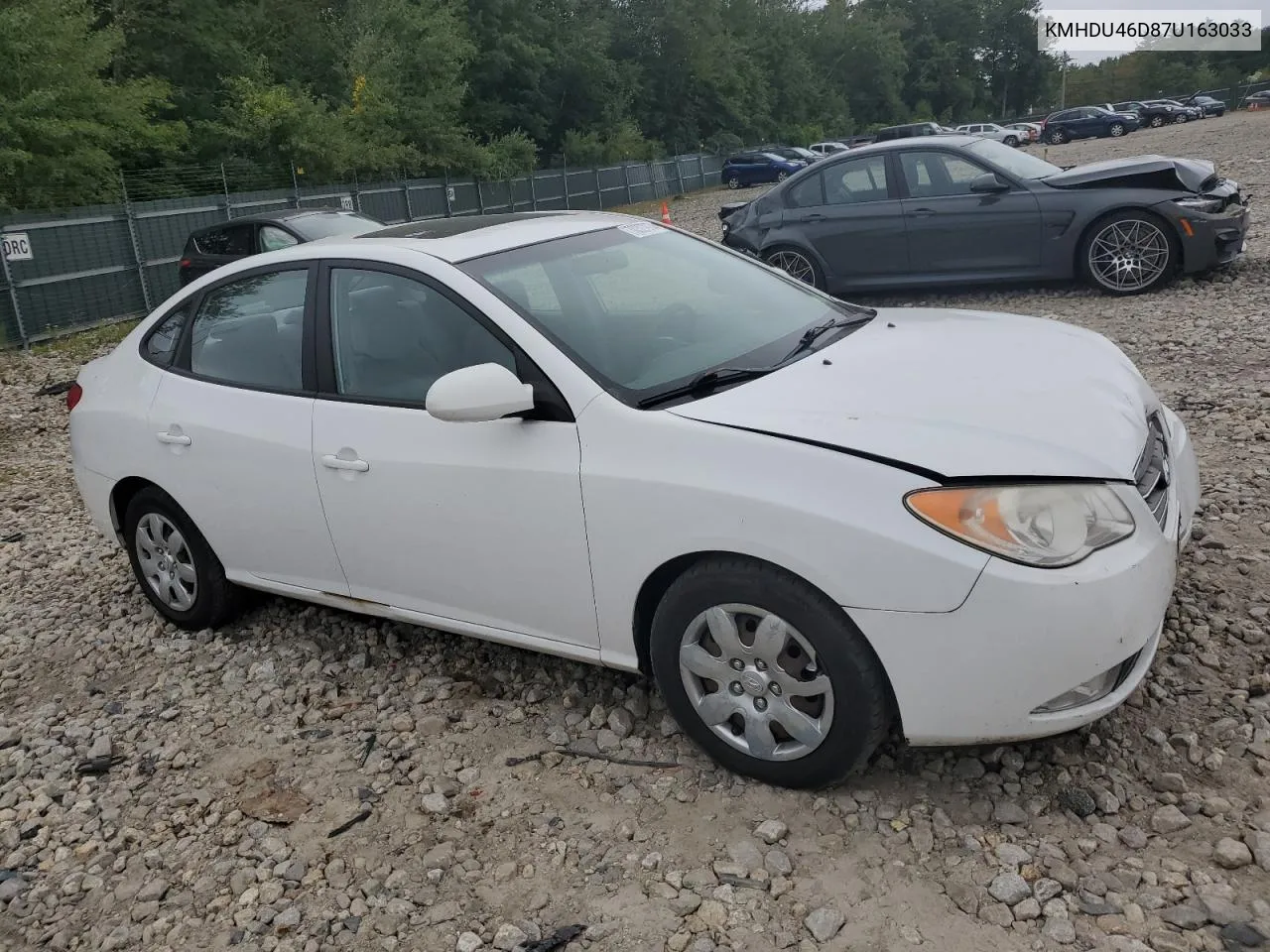 2007 Hyundai Elantra Gls VIN: KMHDU46D87U163033 Lot: 70327974