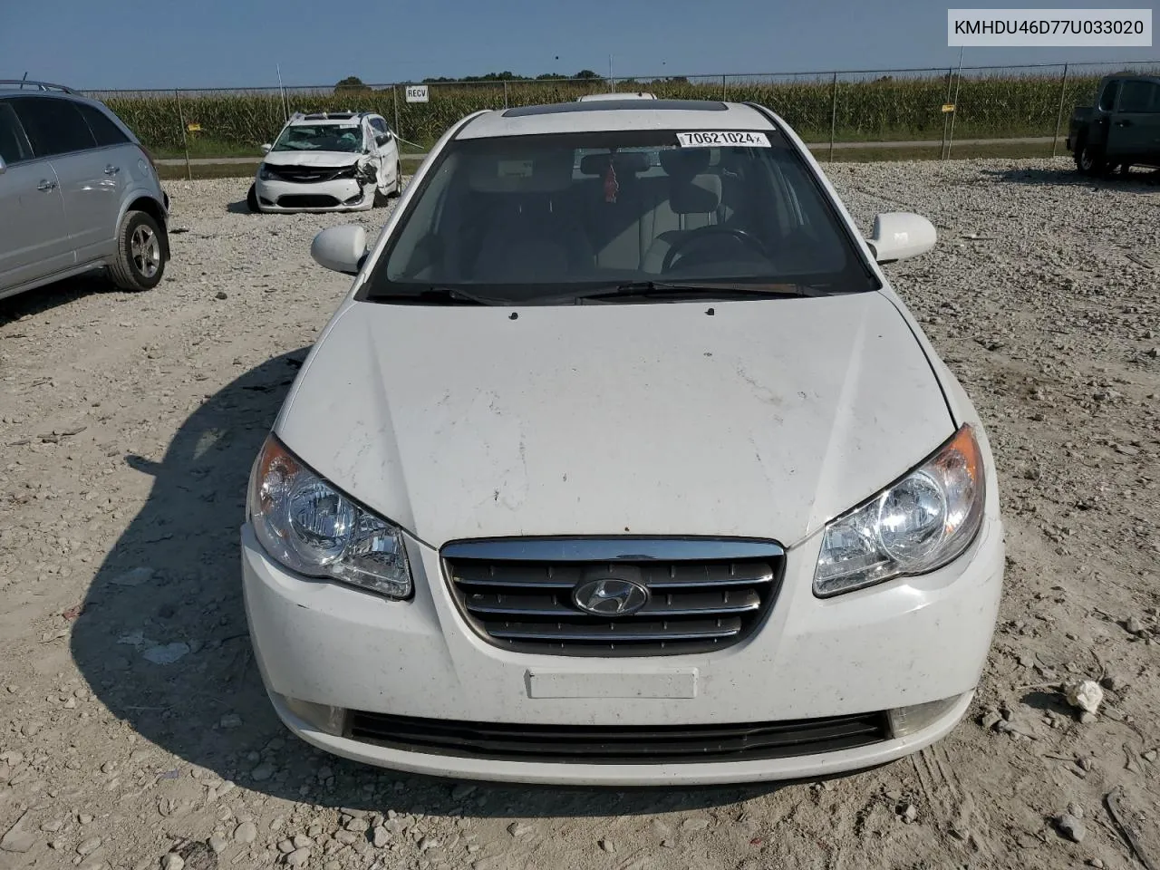 KMHDU46D77U033020 2007 Hyundai Elantra Gls