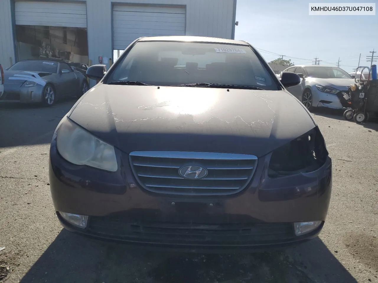 KMHDU46D37U047108 2007 Hyundai Elantra Gls