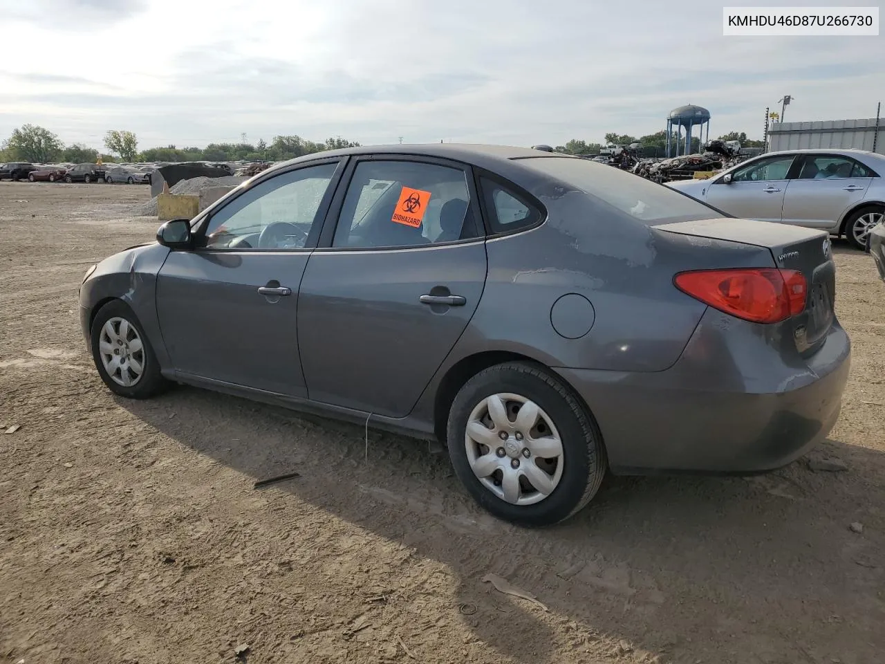 KMHDU46D87U266730 2007 Hyundai Elantra Gls