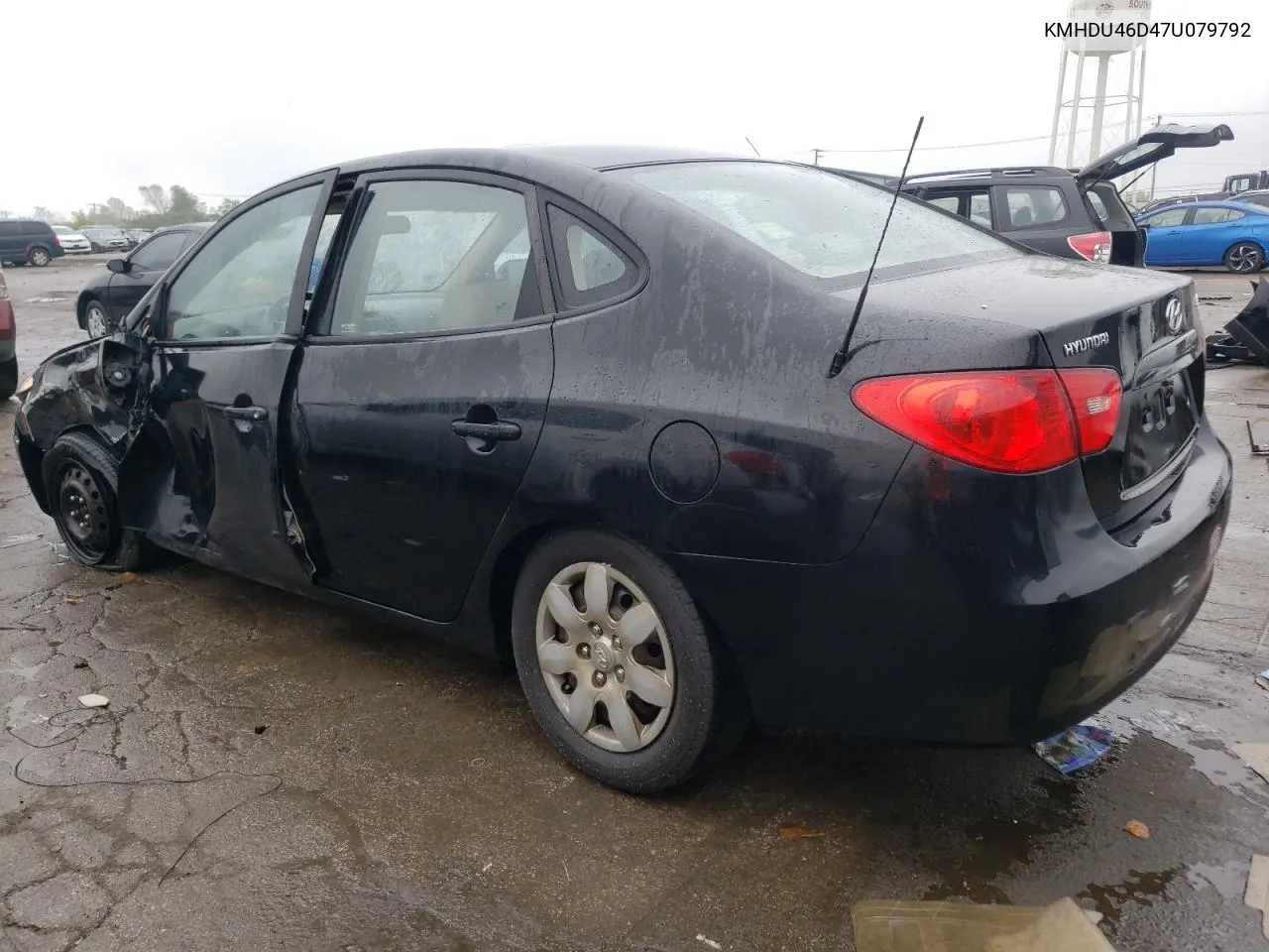 2007 Hyundai Elantra Gls VIN: KMHDU46D47U079792 Lot: 72649514