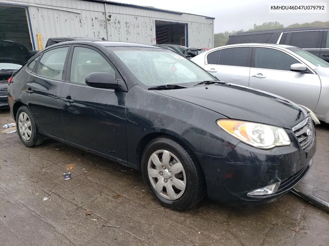 2007 Hyundai Elantra Gls VIN: KMHDU46D47U079792 Lot: 72649514