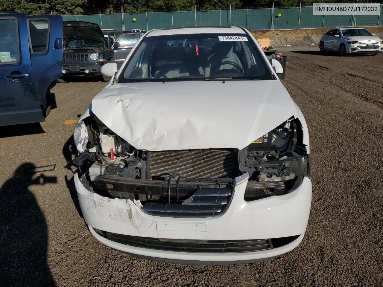 KMHDU46D77U172032 2007 Hyundai Elantra Gls