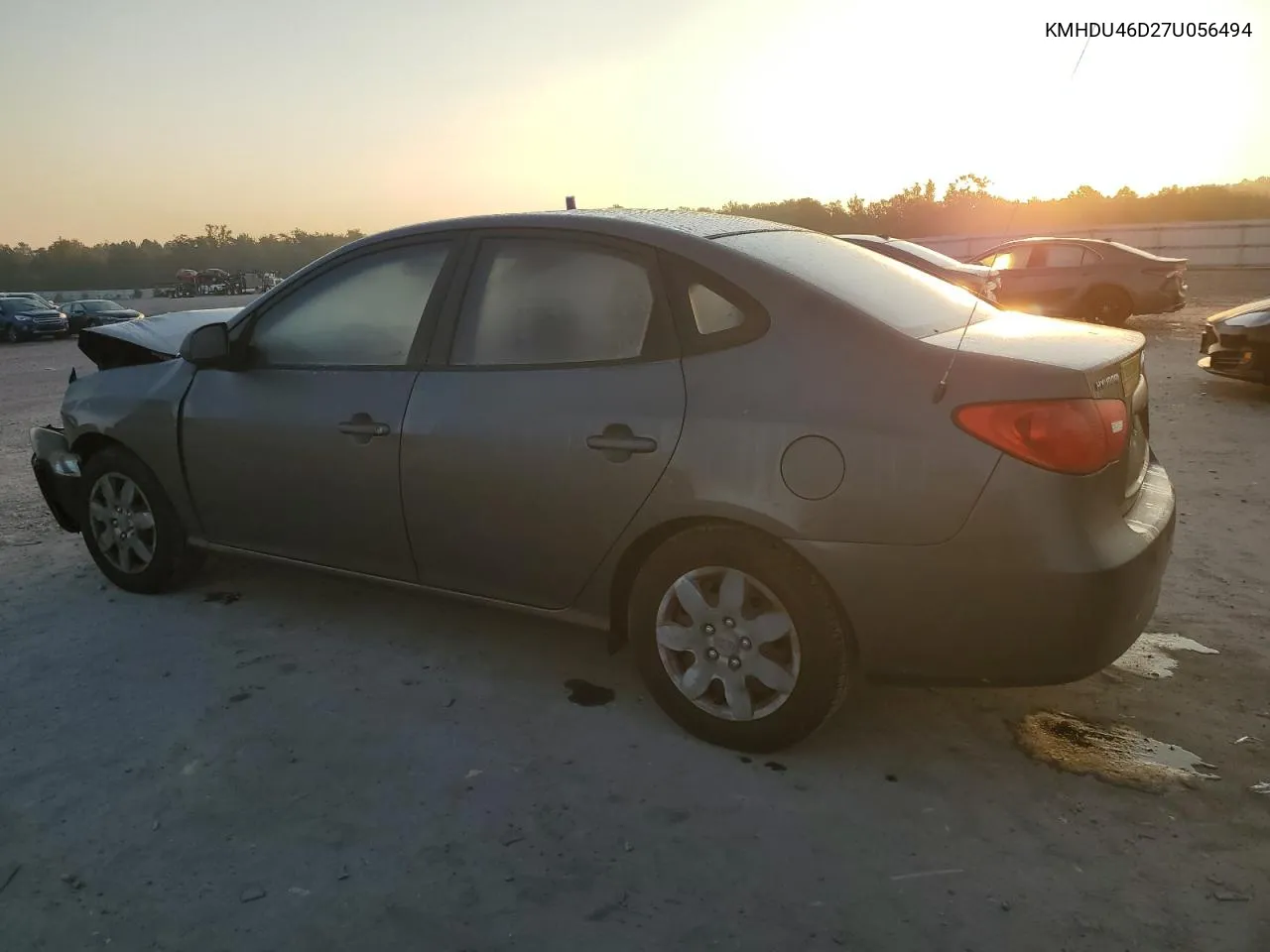 2007 Hyundai Elantra Gls VIN: KMHDU46D27U056494 Lot: 74640014