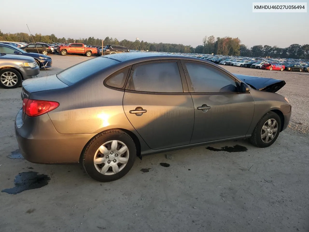 2007 Hyundai Elantra Gls VIN: KMHDU46D27U056494 Lot: 74640014