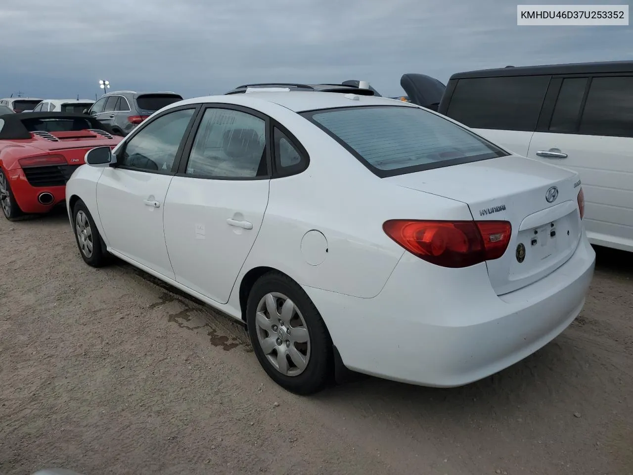 2007 Hyundai Elantra Gls VIN: KMHDU46D37U253352 Lot: 76862954