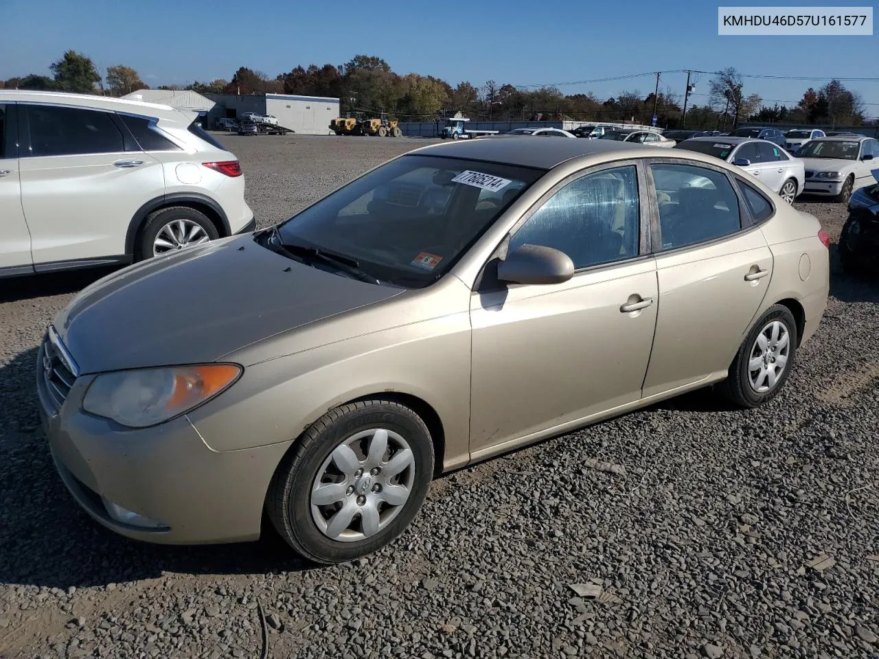 2007 Hyundai Elantra Gls VIN: KMHDU46D57U161577 Lot: 77605214