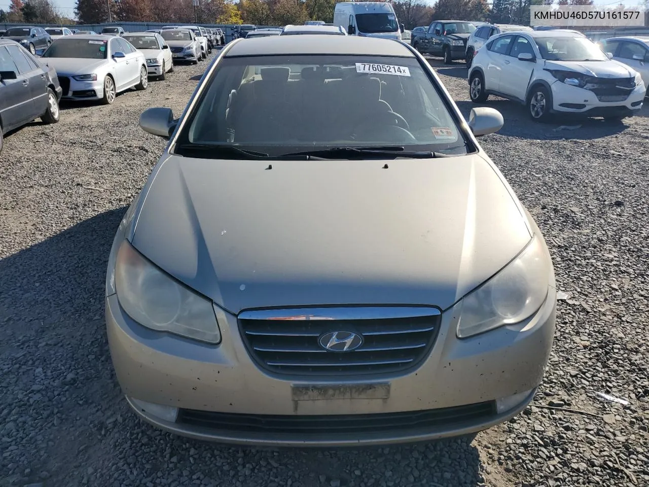 2007 Hyundai Elantra Gls VIN: KMHDU46D57U161577 Lot: 77605214