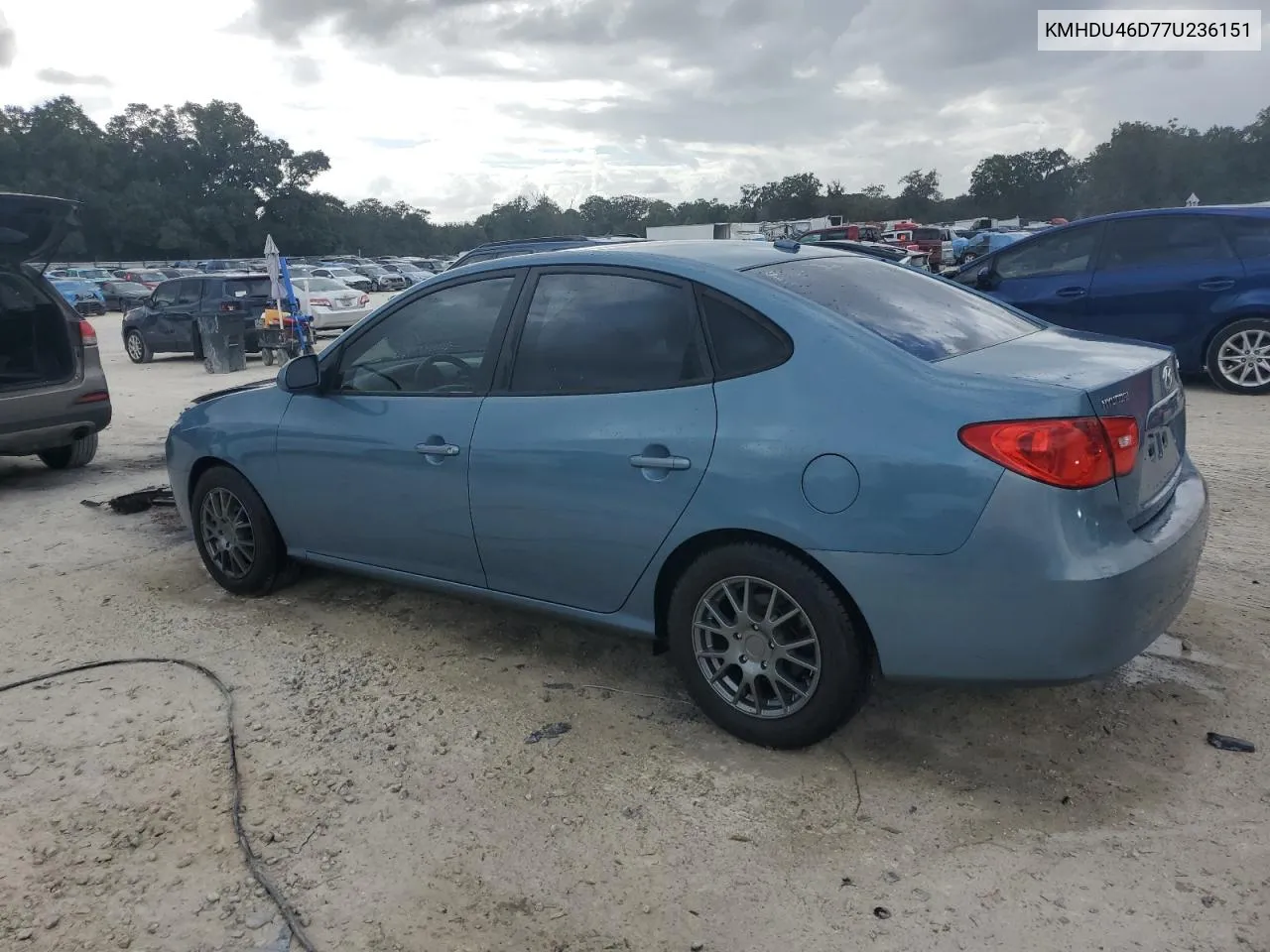 KMHDU46D77U236151 2007 Hyundai Elantra Gls