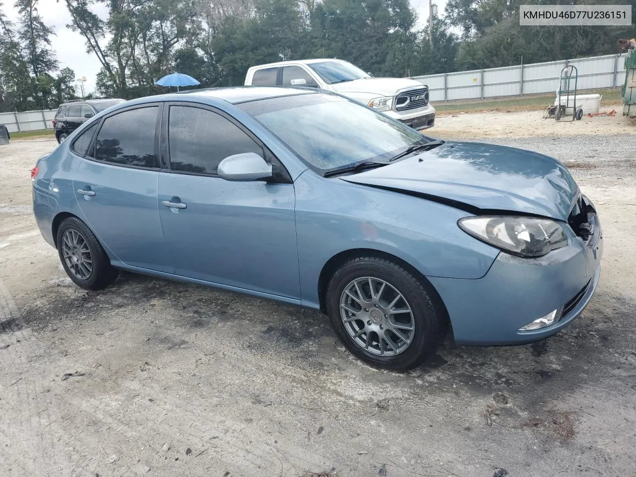 KMHDU46D77U236151 2007 Hyundai Elantra Gls