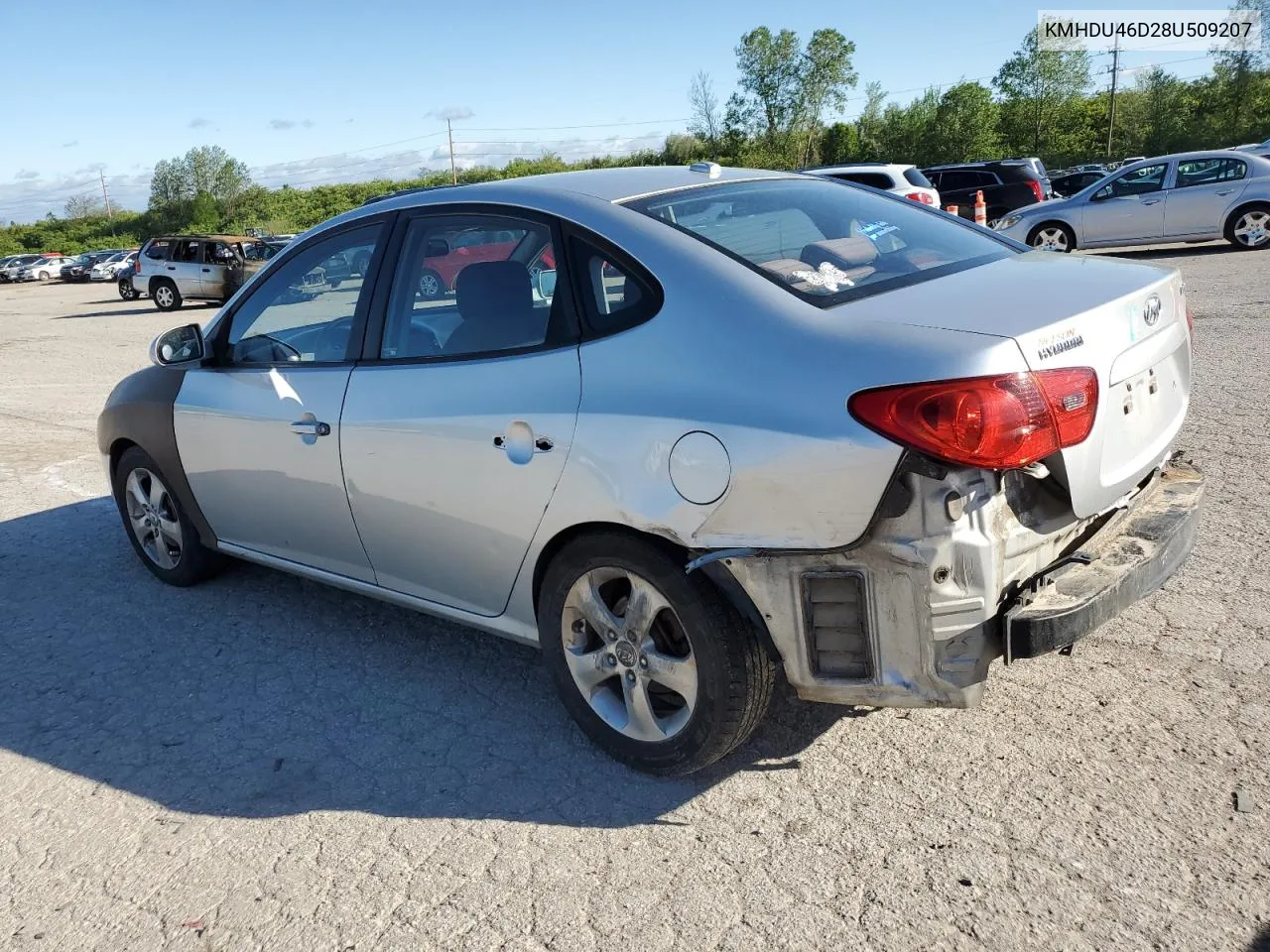 KMHDU46D28U509207 2008 Hyundai Elantra Gls