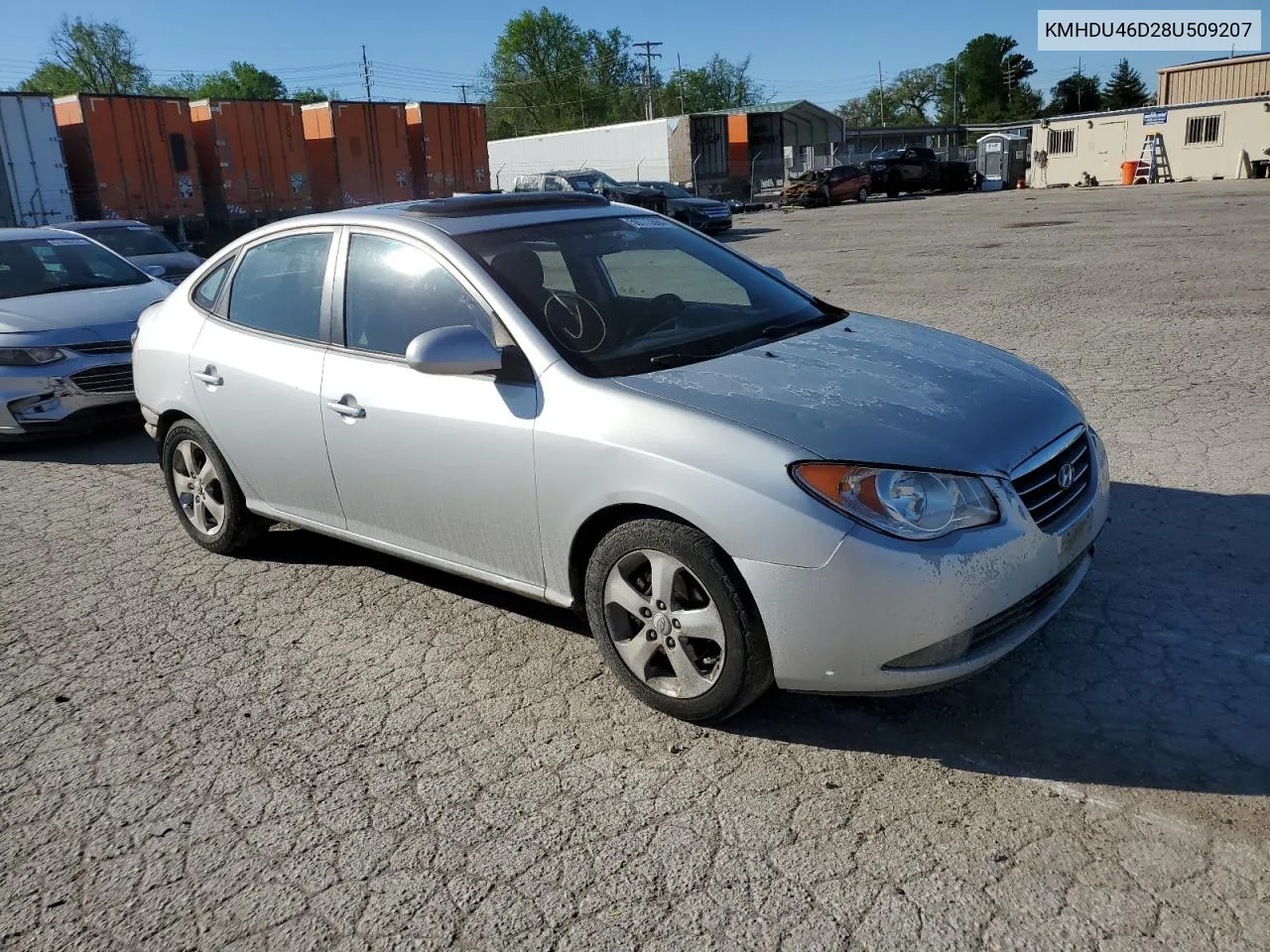 KMHDU46D28U509207 2008 Hyundai Elantra Gls