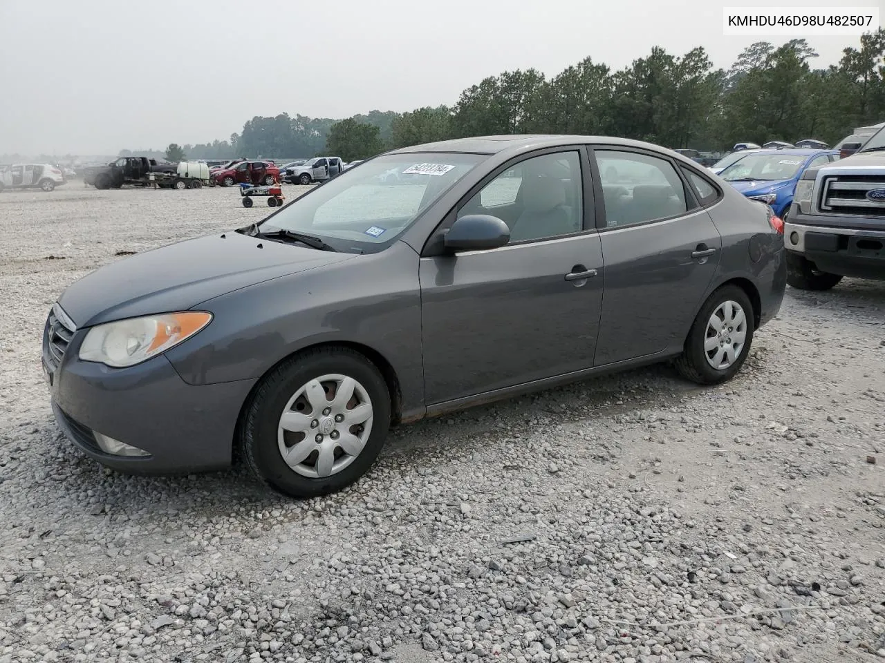 KMHDU46D98U482507 2008 Hyundai Elantra Gls