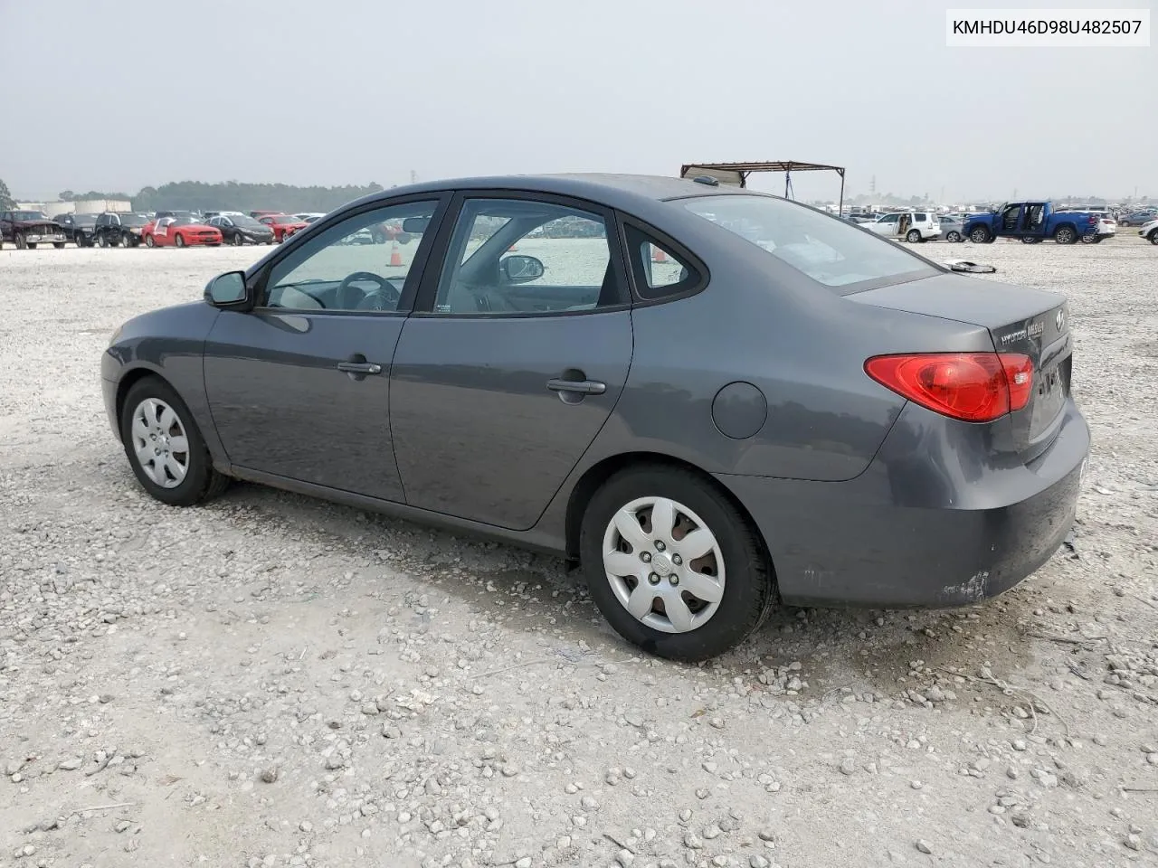 KMHDU46D98U482507 2008 Hyundai Elantra Gls