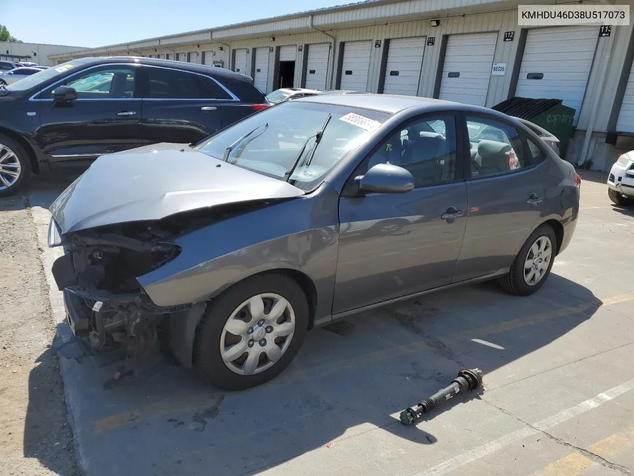 2008 Hyundai Elantra Gls VIN: KMHDU46D38U517073 Lot: 58008834