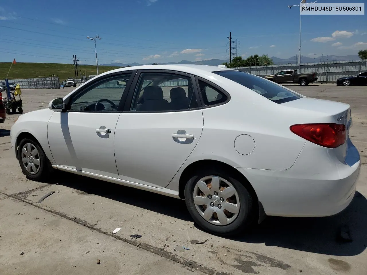 2008 Hyundai Elantra Gls VIN: KMHDU46D18U506301 Lot: 59470804