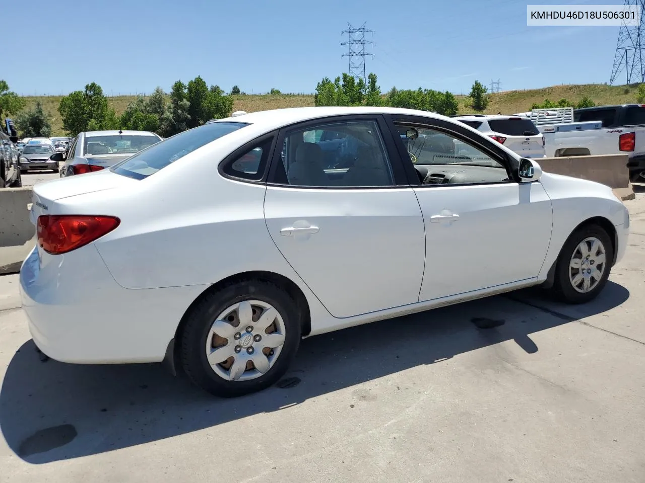 KMHDU46D18U506301 2008 Hyundai Elantra Gls