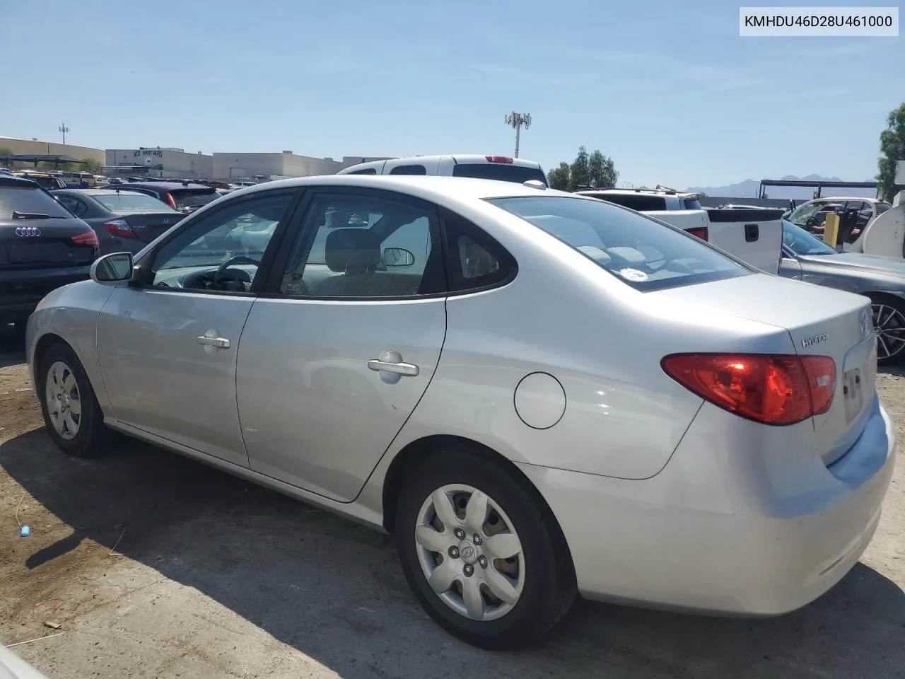 2008 Hyundai Elantra Gls VIN: KMHDU46D28U461000 Lot: 62278004