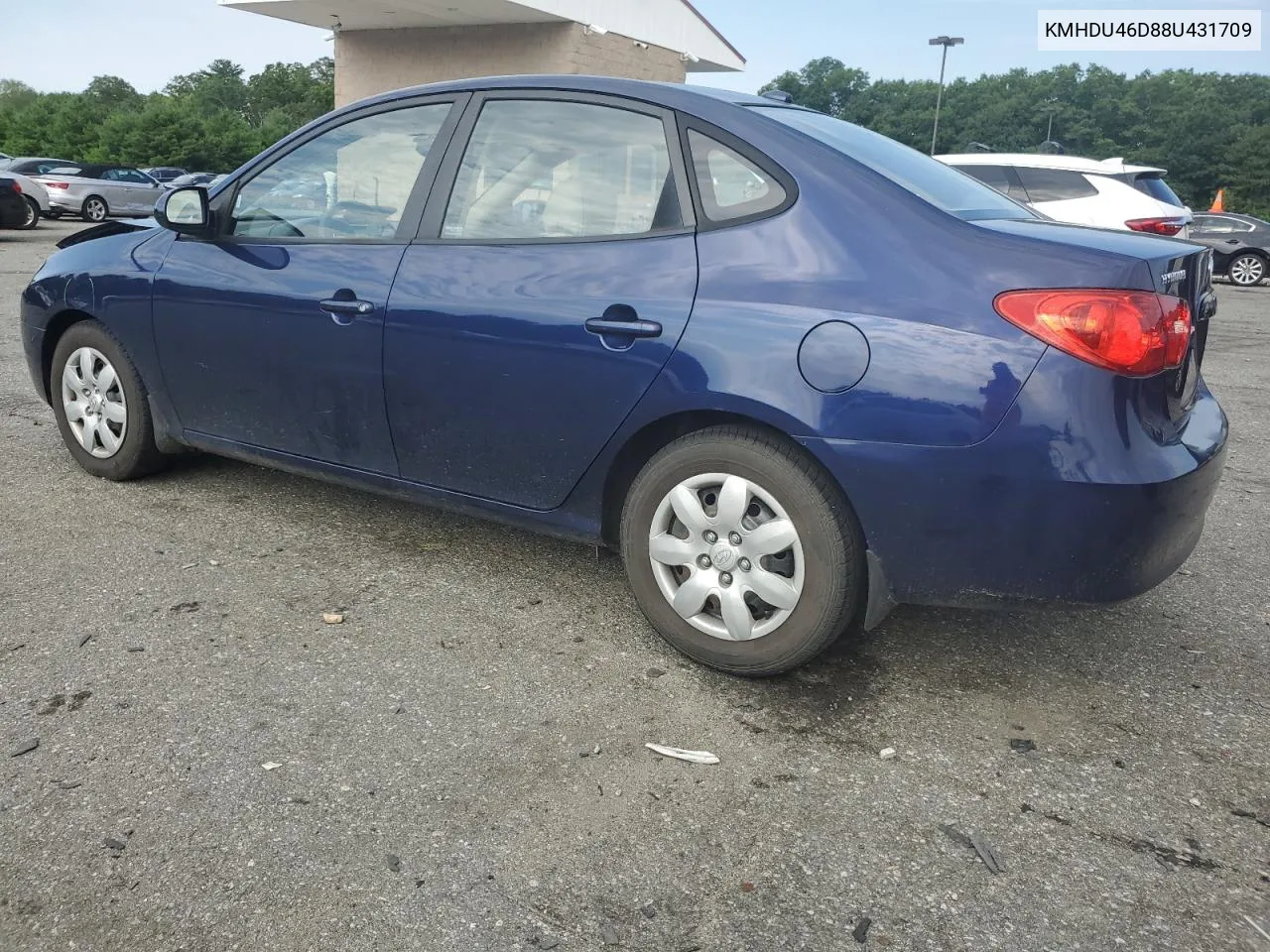 2008 Hyundai Elantra Gls VIN: KMHDU46D88U431709 Lot: 63013624