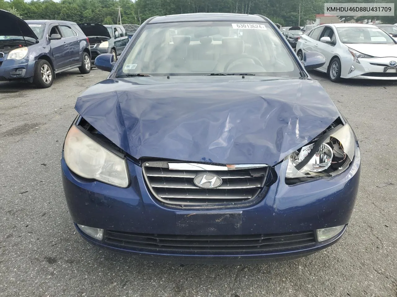 KMHDU46D88U431709 2008 Hyundai Elantra Gls