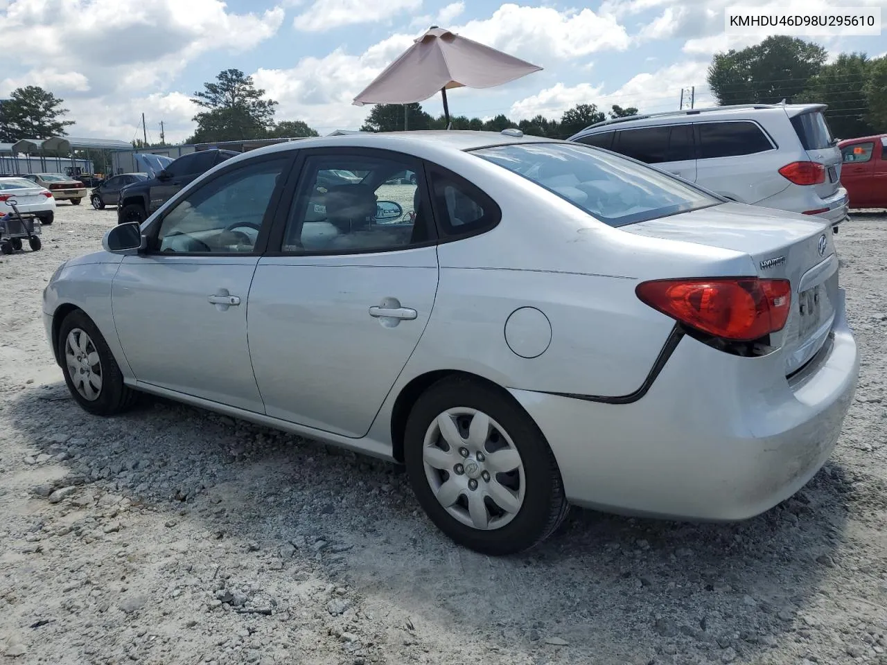 KMHDU46D98U295610 2008 Hyundai Elantra Gls