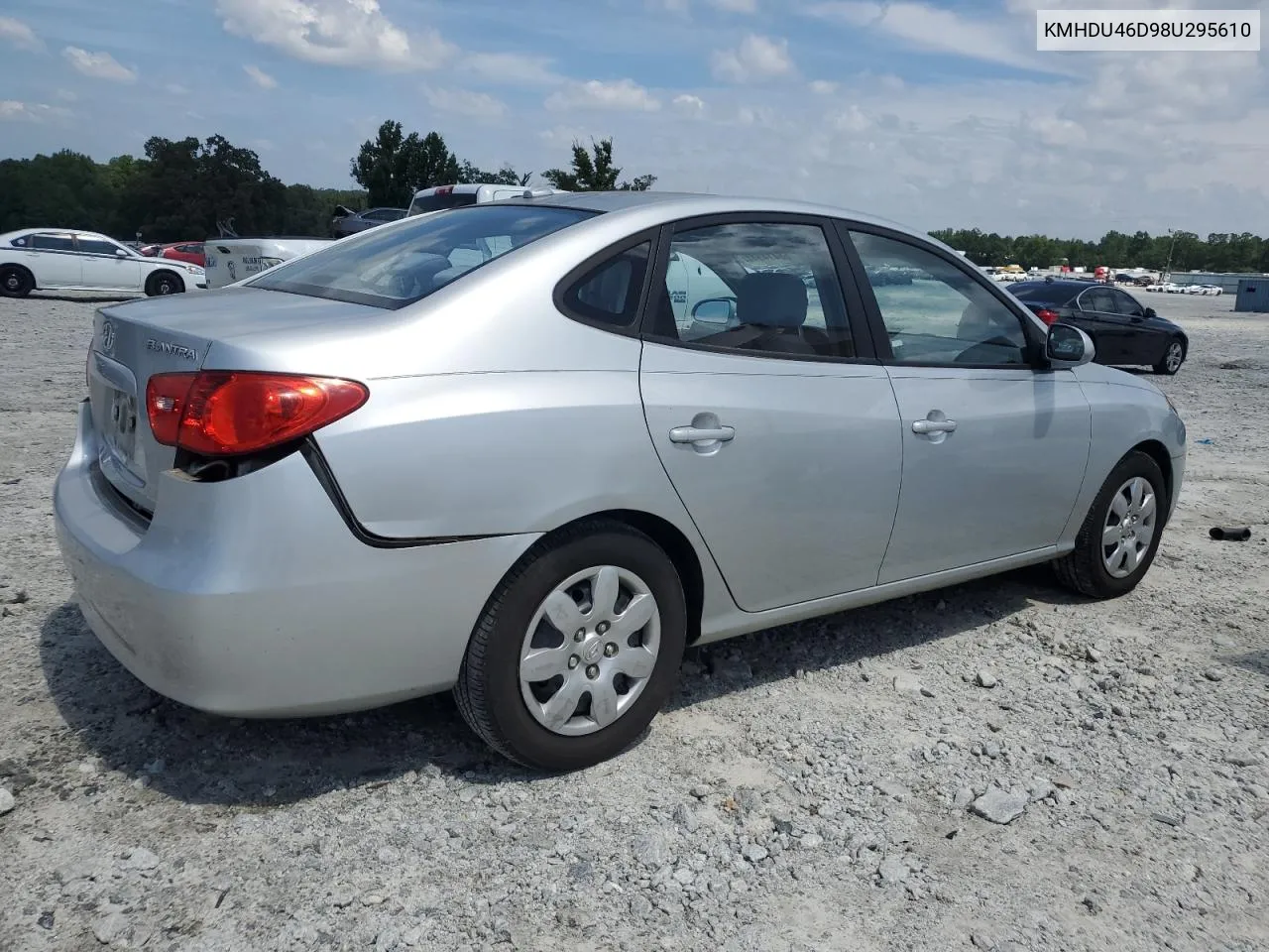 KMHDU46D98U295610 2008 Hyundai Elantra Gls