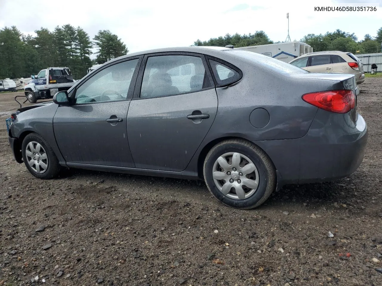 KMHDU46D58U351736 2008 Hyundai Elantra Gls