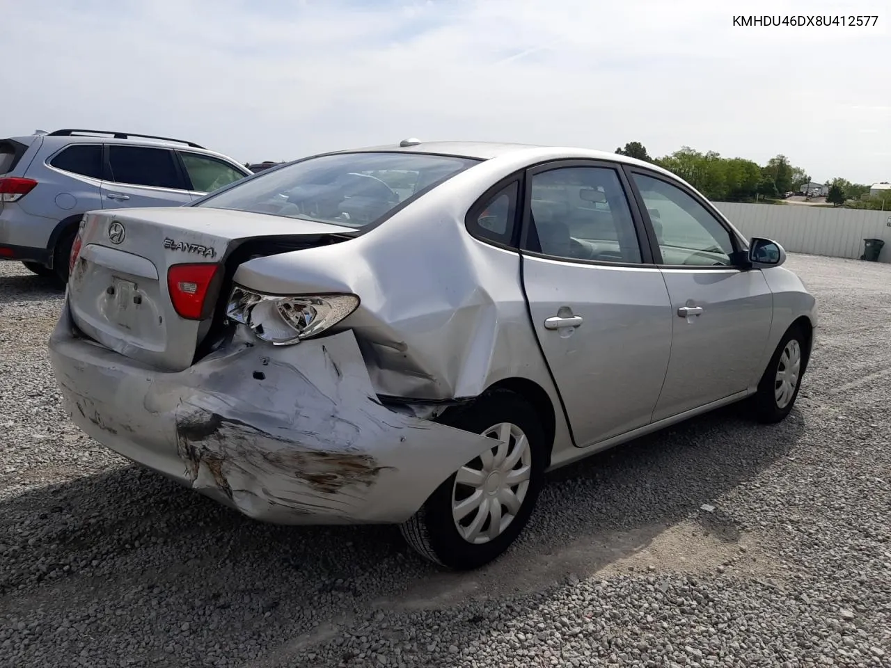 2008 Hyundai Elantra Gls VIN: KMHDU46DX8U412577 Lot: 69676184