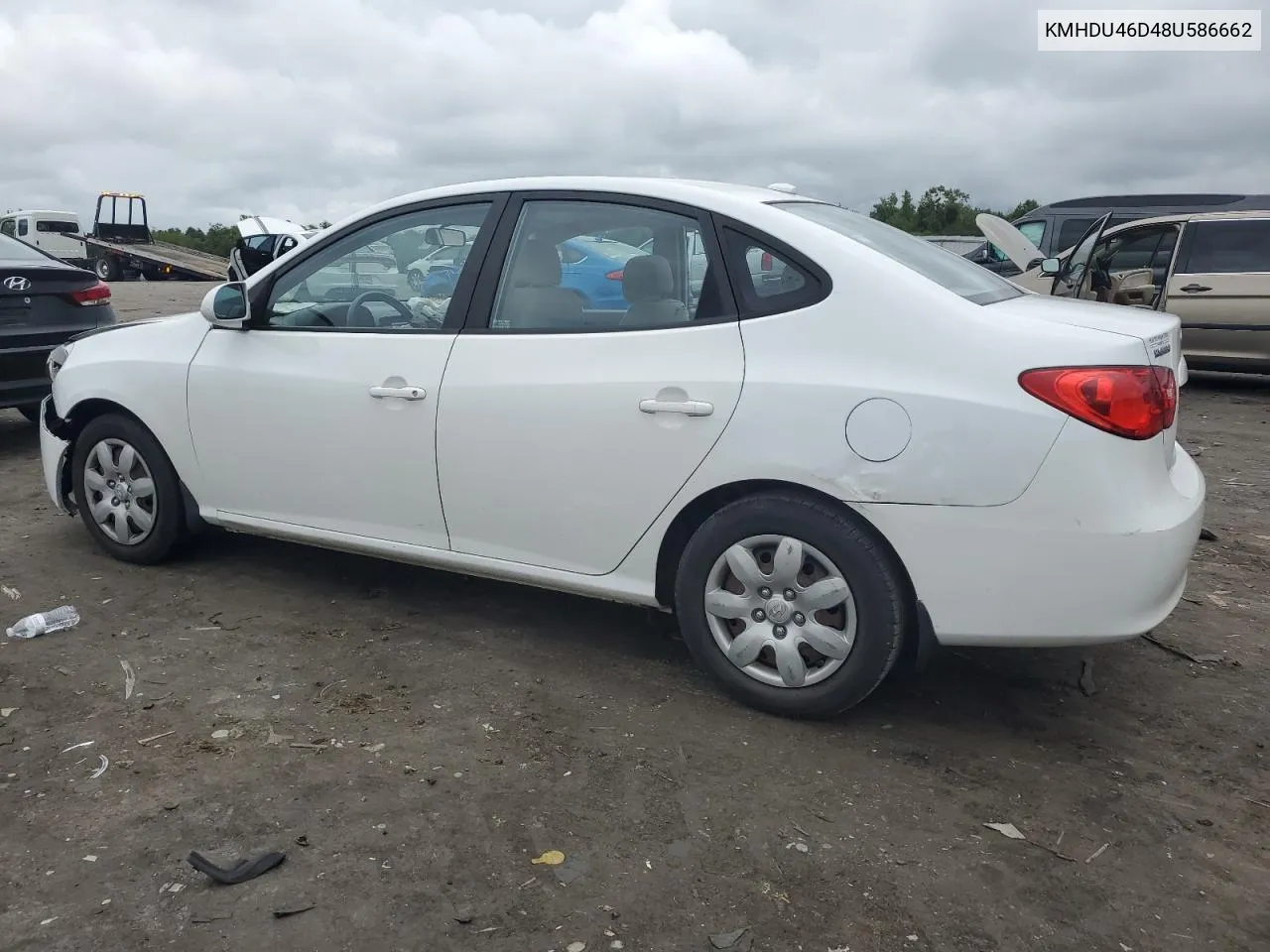 2008 Hyundai Elantra Gls VIN: KMHDU46D48U586662 Lot: 69742064