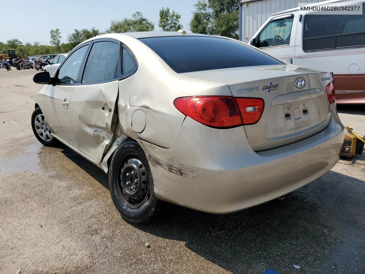 2008 Hyundai Elantra Gls VIN: KMHDU46D28U342377 Lot: 69776574