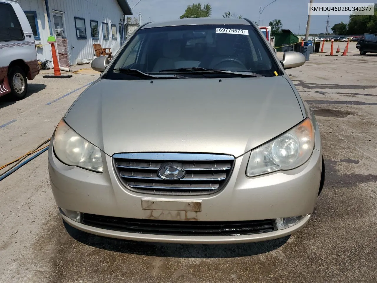 2008 Hyundai Elantra Gls VIN: KMHDU46D28U342377 Lot: 69776574