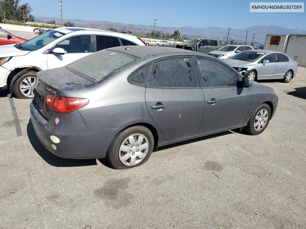 2008 Hyundai Elantra Gls VIN: KMHDU46D68U307289 Lot: 70672064