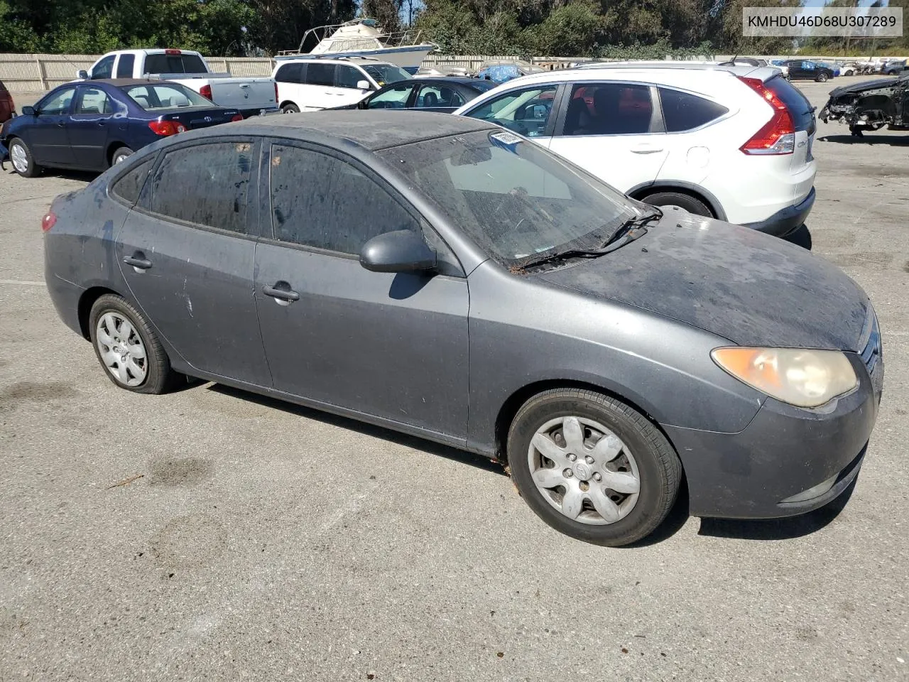 2008 Hyundai Elantra Gls VIN: KMHDU46D68U307289 Lot: 70672064