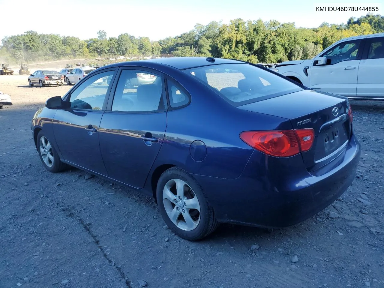 KMHDU46D78U444855 2008 Hyundai Elantra Gls