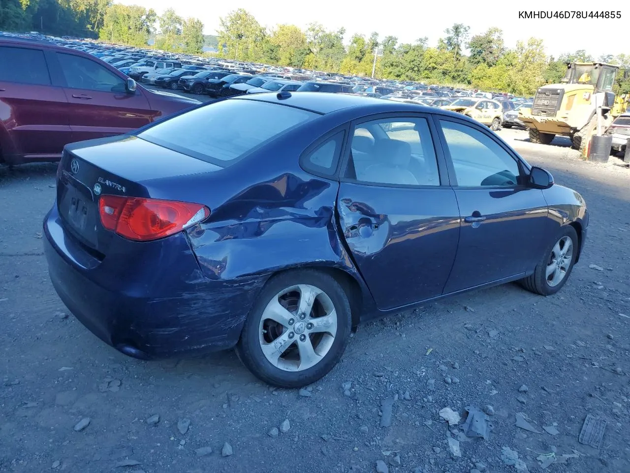 KMHDU46D78U444855 2008 Hyundai Elantra Gls