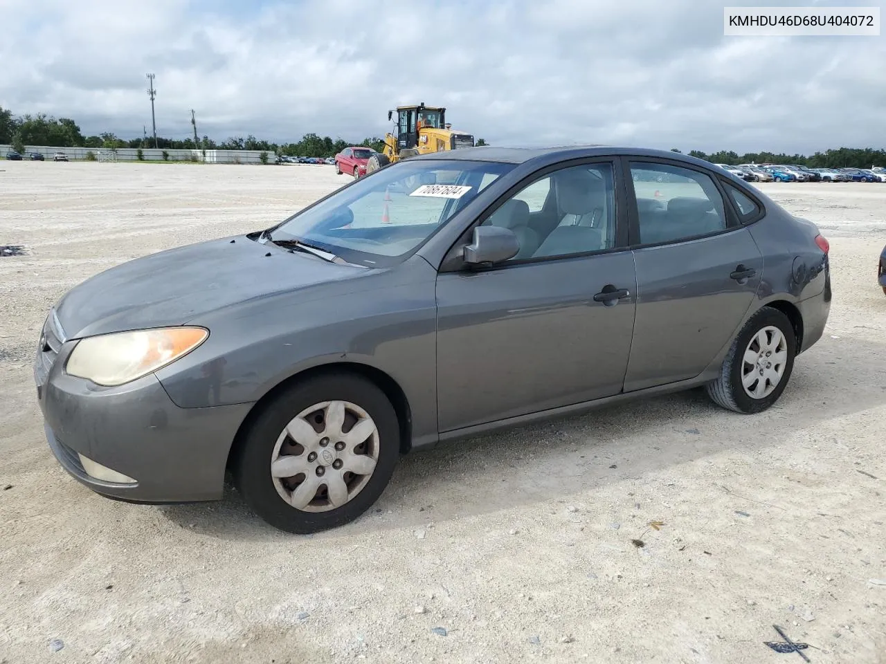 2008 Hyundai Elantra Gls VIN: KMHDU46D68U404072 Lot: 70867604