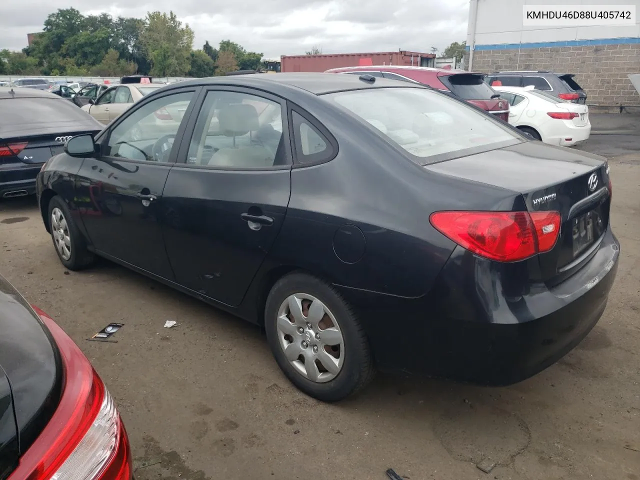 2008 Hyundai Elantra Gls VIN: KMHDU46D88U405742 Lot: 71829784