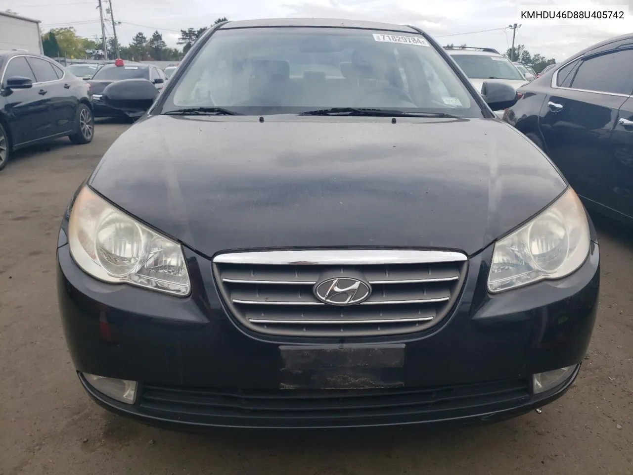 2008 Hyundai Elantra Gls VIN: KMHDU46D88U405742 Lot: 71829784