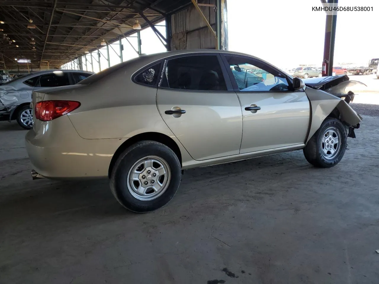 KMHDU46D68U538001 2008 Hyundai Elantra Gls