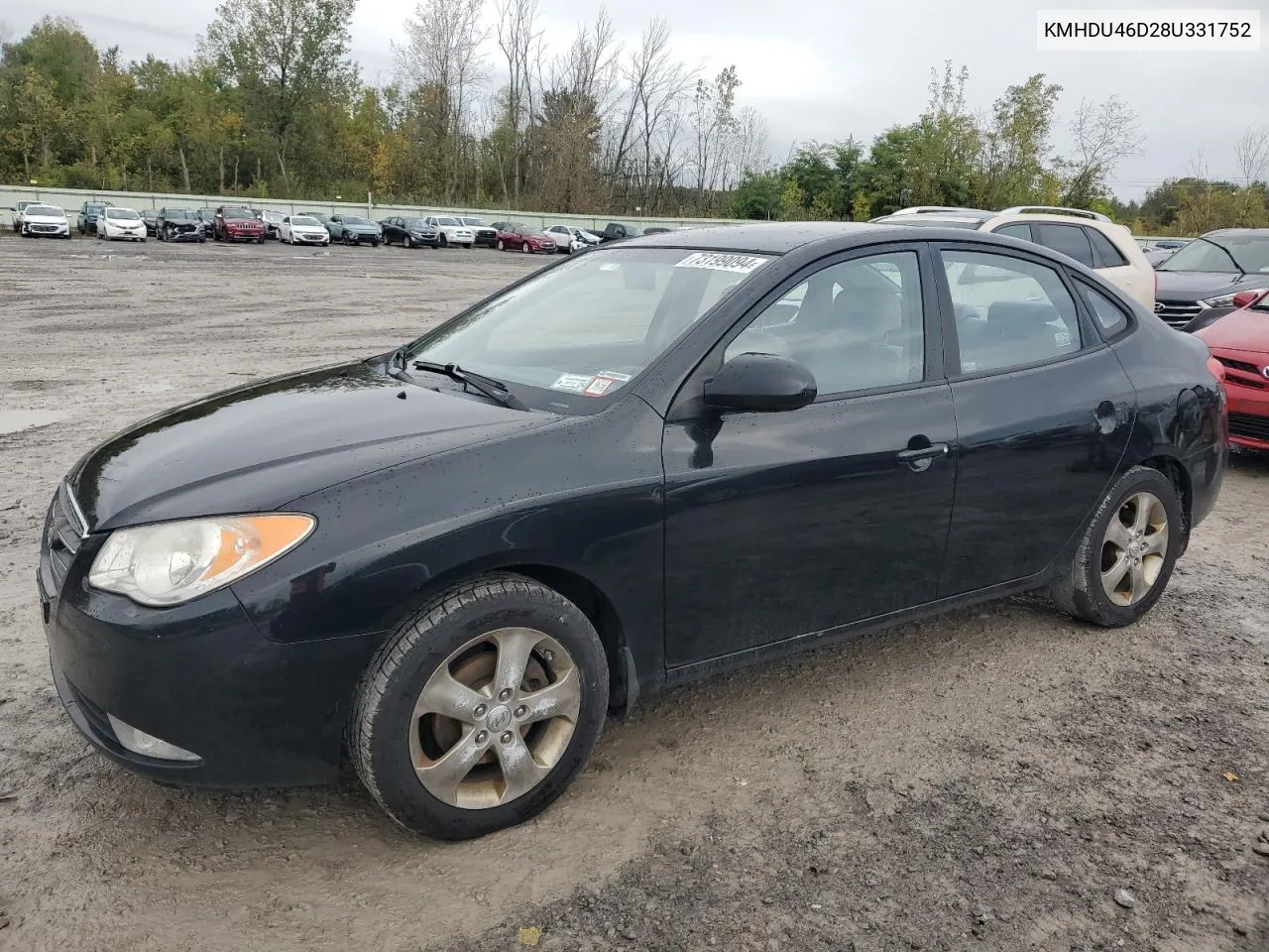 2008 Hyundai Elantra Gls VIN: KMHDU46D28U331752 Lot: 73199094