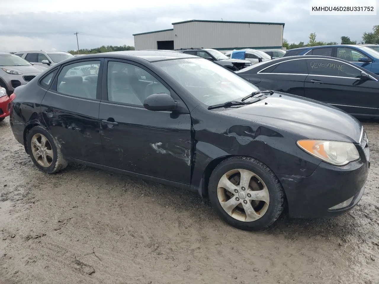 2008 Hyundai Elantra Gls VIN: KMHDU46D28U331752 Lot: 73199094