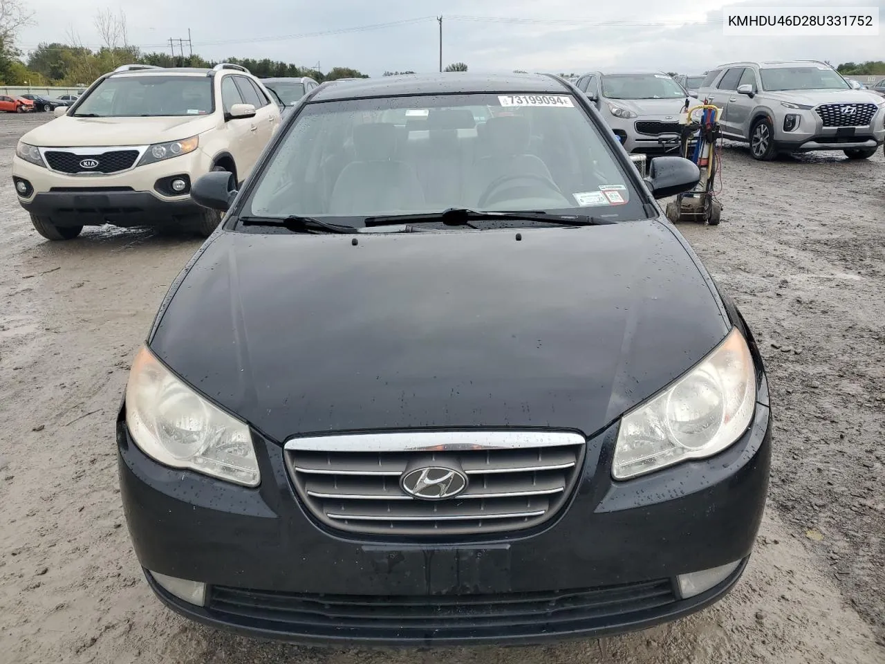 2008 Hyundai Elantra Gls VIN: KMHDU46D28U331752 Lot: 73199094