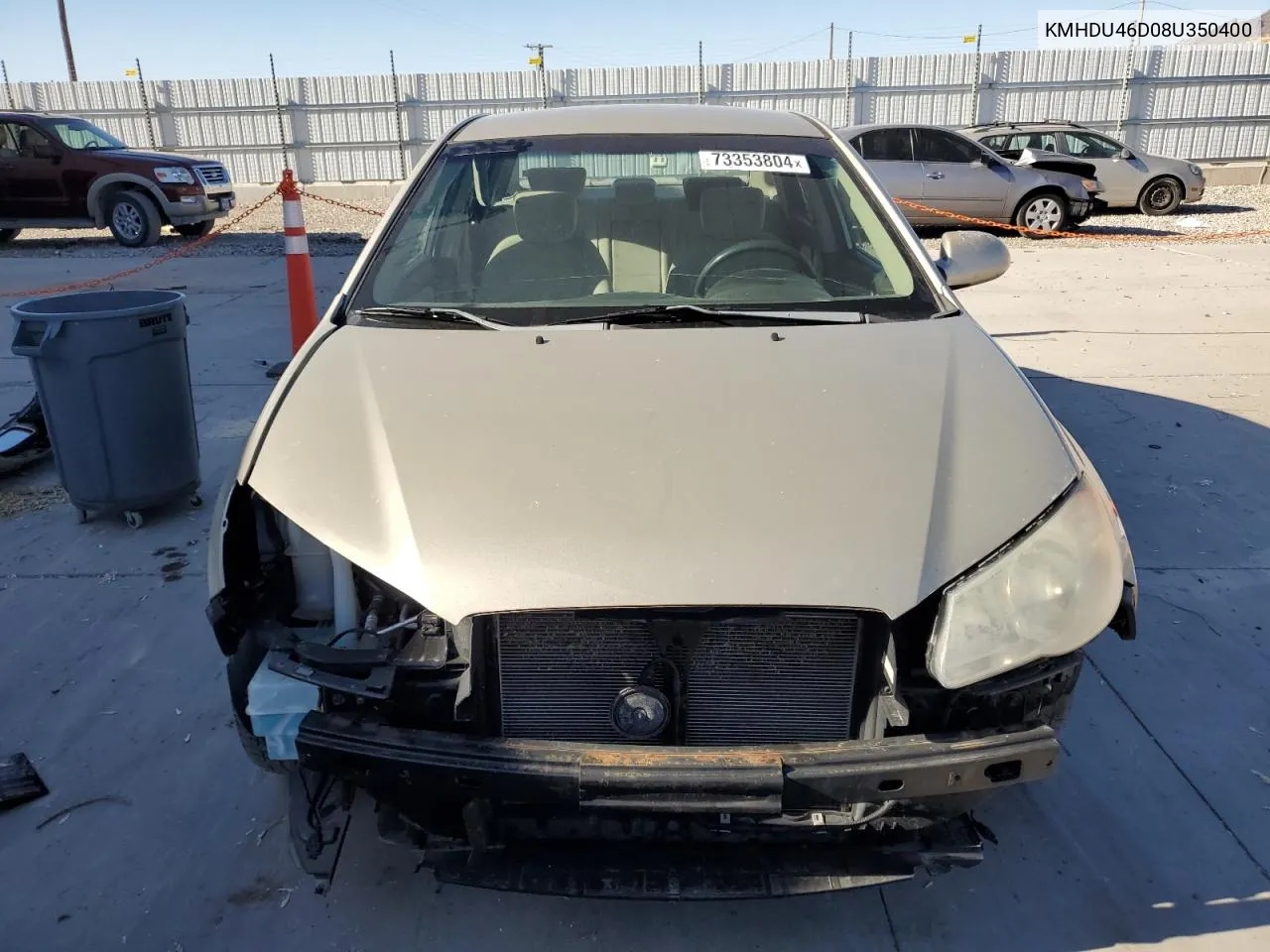 KMHDU46D08U350400 2008 Hyundai Elantra Gls