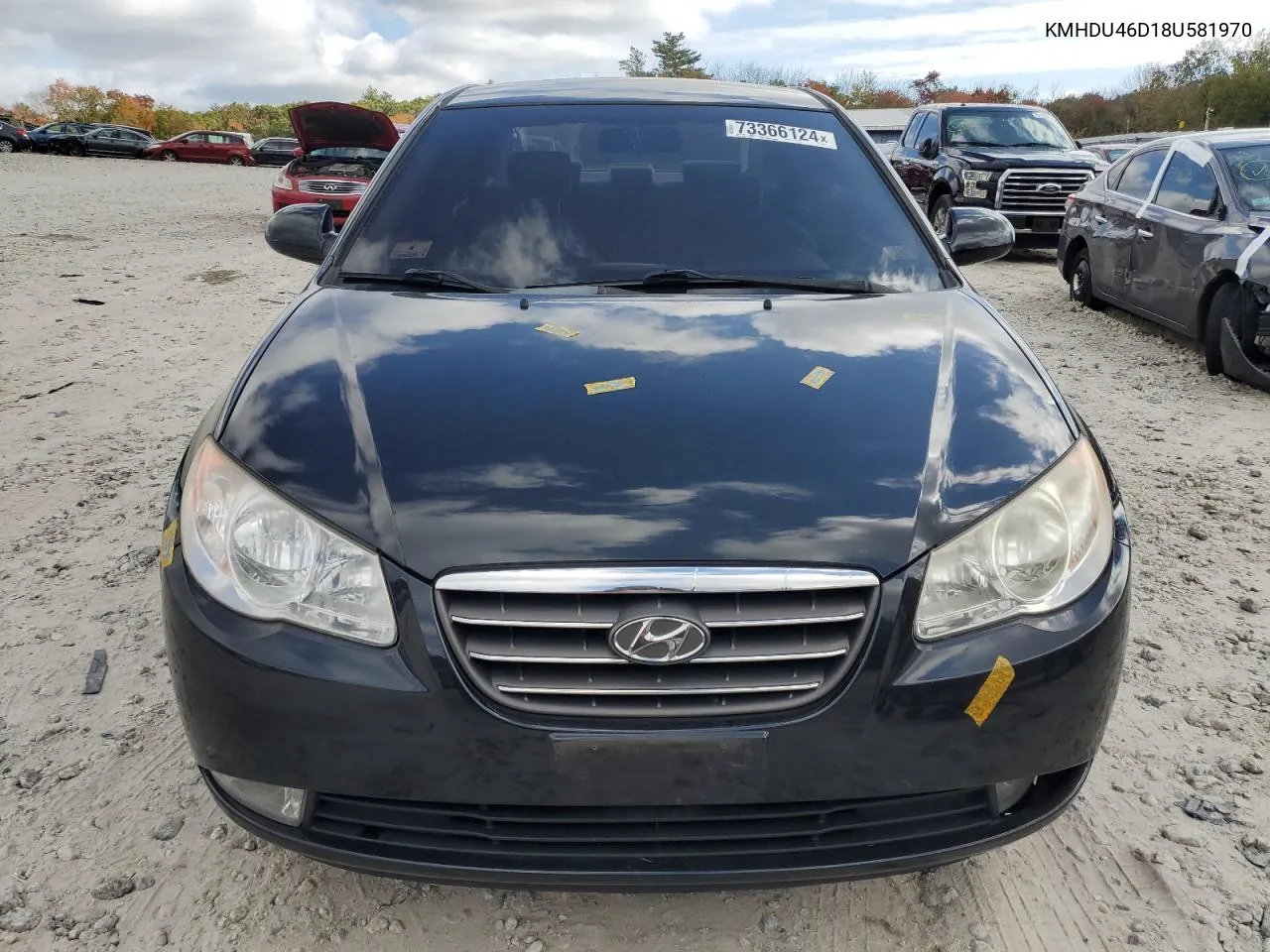 KMHDU46D18U581970 2008 Hyundai Elantra Gls