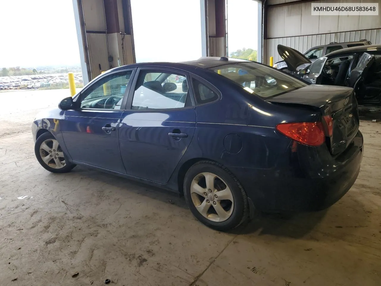 KMHDU46D68U583648 2008 Hyundai Elantra Gls