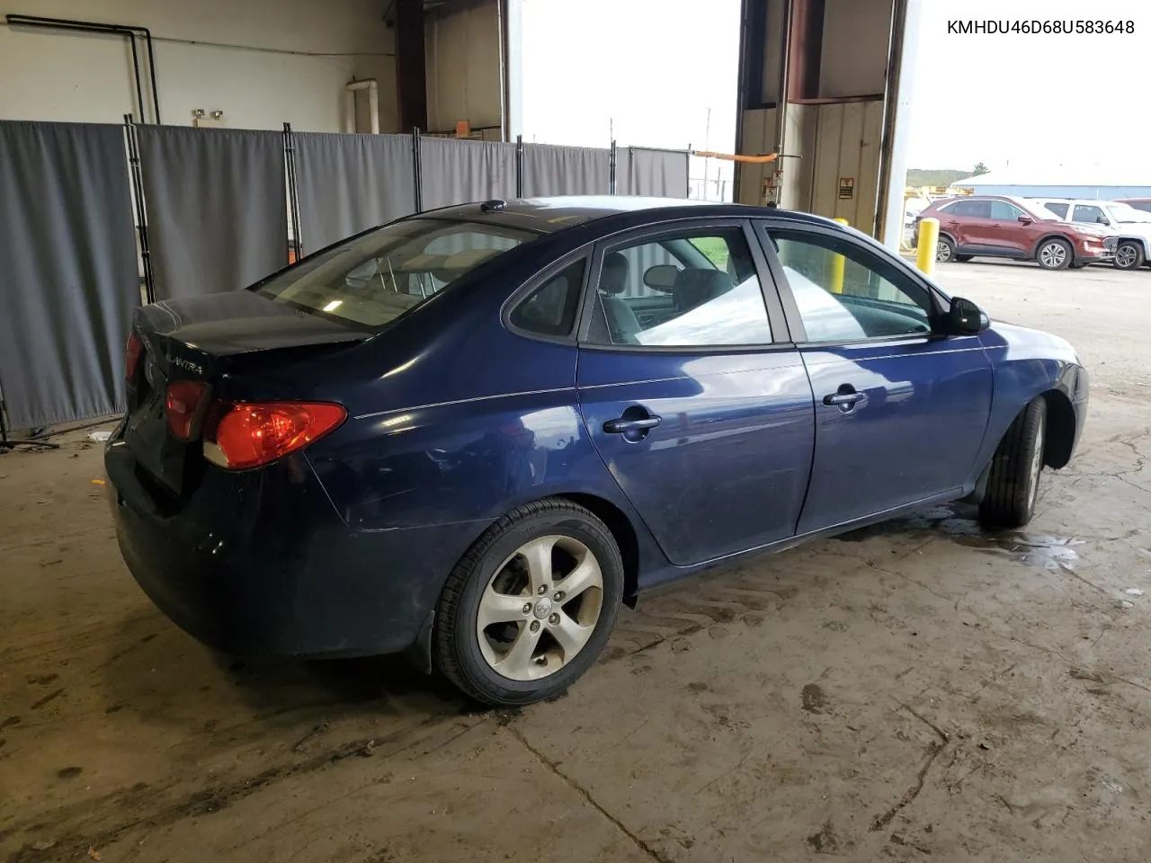 2008 Hyundai Elantra Gls VIN: KMHDU46D68U583648 Lot: 74081864