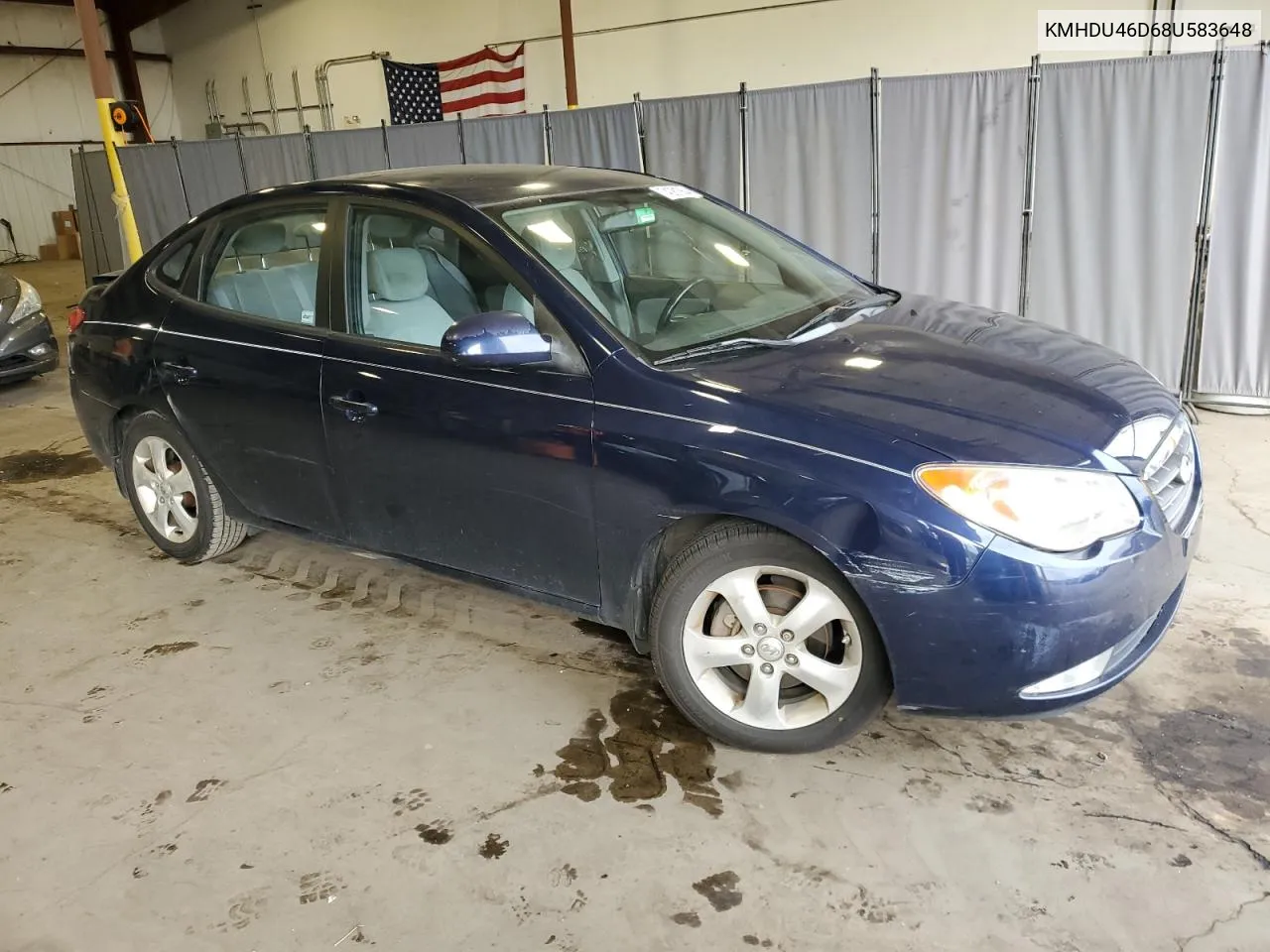 2008 Hyundai Elantra Gls VIN: KMHDU46D68U583648 Lot: 74081864